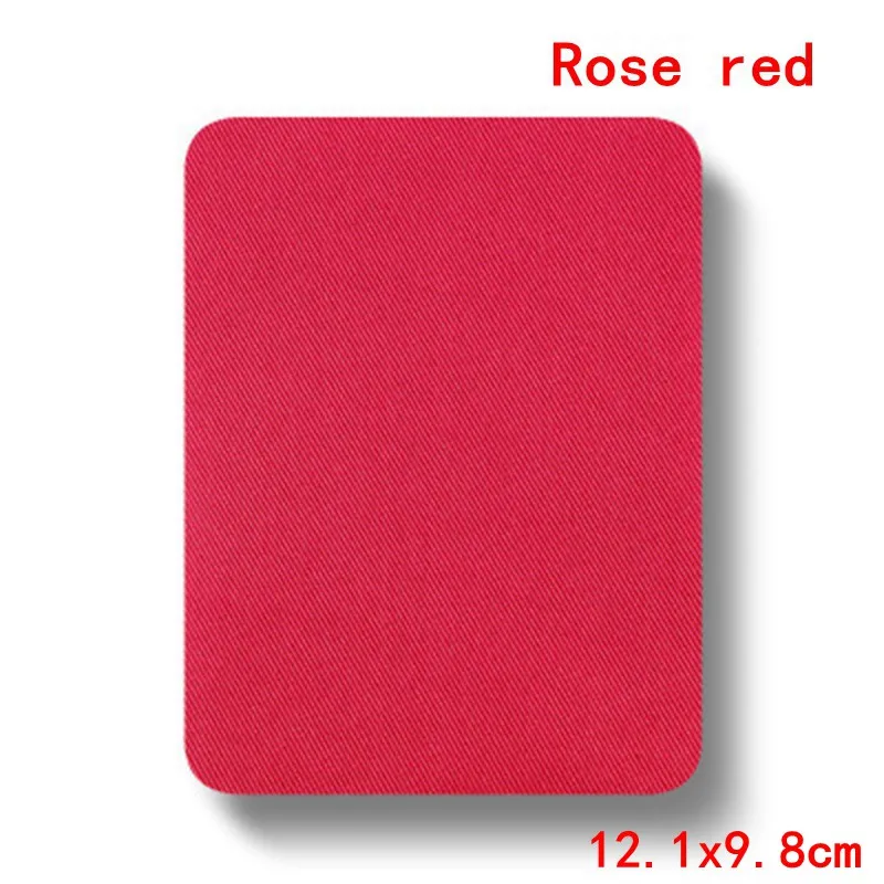 rose red Prajna квадратный железный на нашивках джинсовая ткань наклейки DIY ремонт колено куртка одежда для футболок аксессуары 18 цветов - Color: rose red