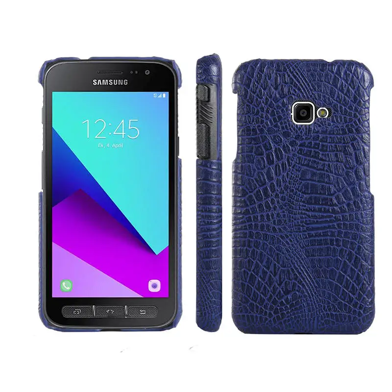 Для Samsung Xcover4 чехол Роскошный PU кожаный твердый пластиковый на заднюю панель для