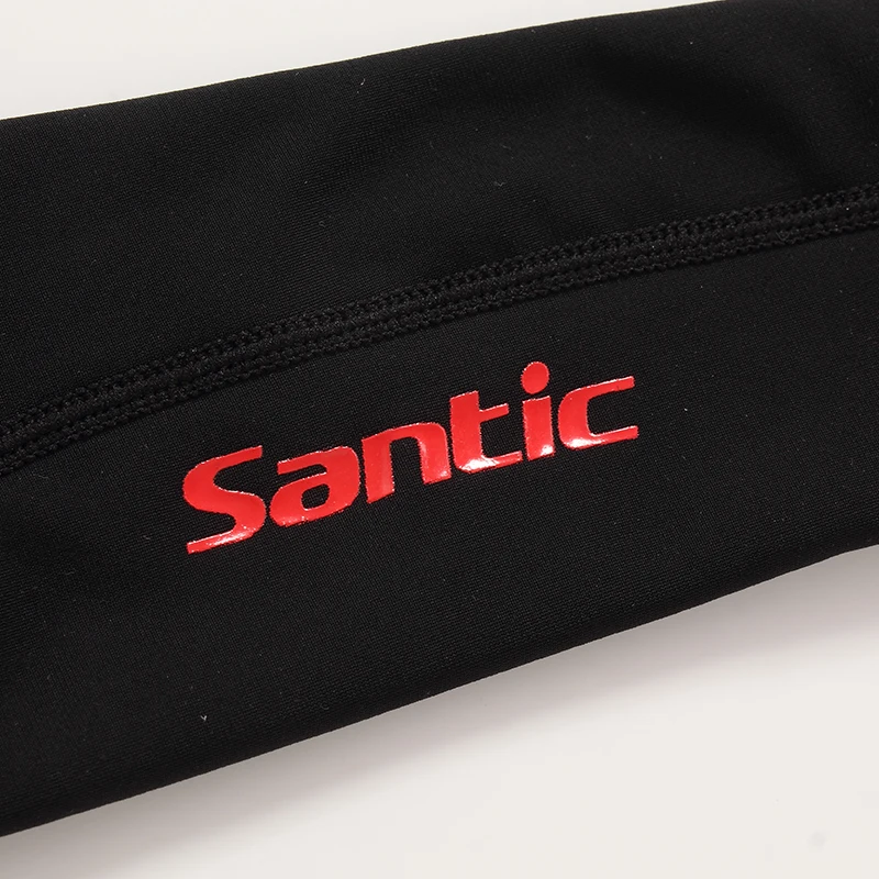 Santic нарукавник 1 пара Велоспорт теплые флисовые спортивные беговые баскетбольные рукава нарукавники Mangas Para бразильо