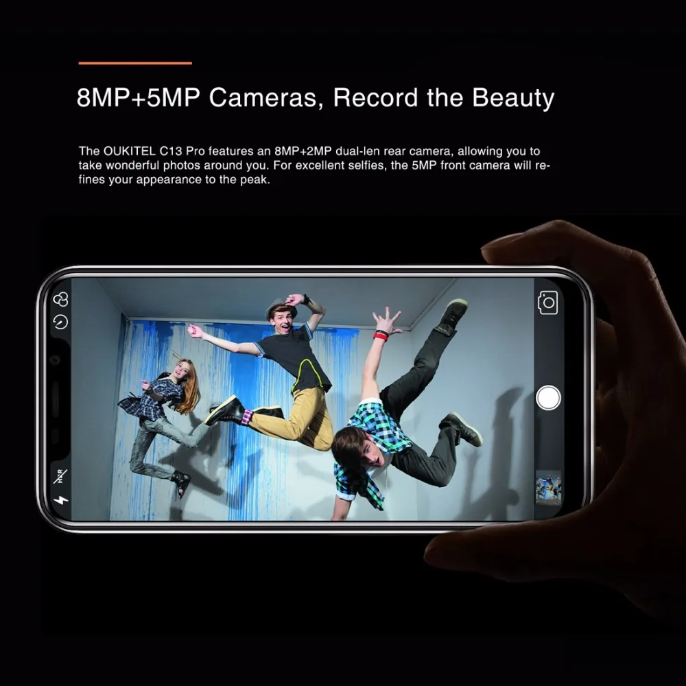 Oukitel C13 Pro смартфон Face ID 6 18 &quotu-образный дисплей Android 9 0 2 Гб RAM 16 ROM MT6739 Quad основной