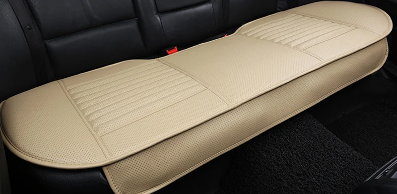 BEIGE B Универсальный чехол для автомобильных сидений бамбуковый уголь для mercedes w124 w245 w212 w169 ml w163 w246 ml w164 cla gla w639 автомобильные аксессуары - Название цвета: BEIGE B