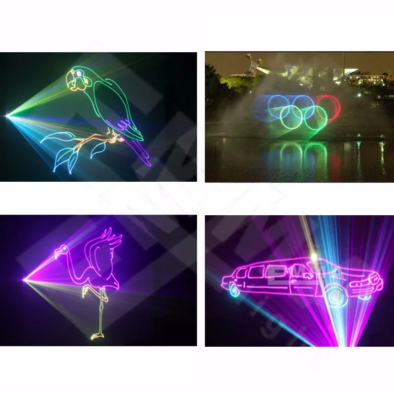 3d rgb лазер 12 Вт dj лампы DMX+ ilda+ sd+ 3d многоцветный 10 Вт rgb лазер