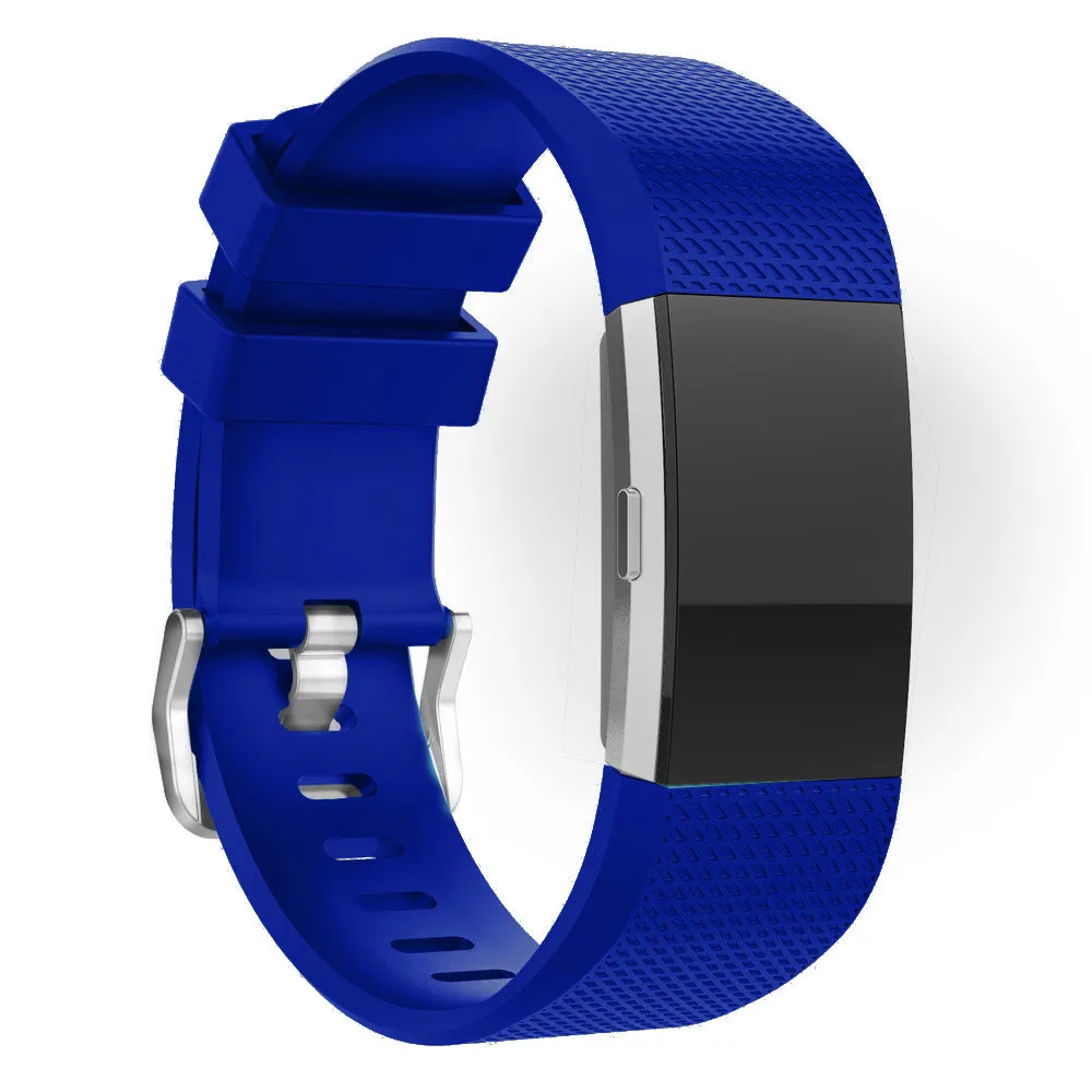 Силиконовый ремешок для часов для fitbit charge2 band умный Браслет для фитнеса часы сменный ремешок для спортивных часов полосы для fitbit Charge 2