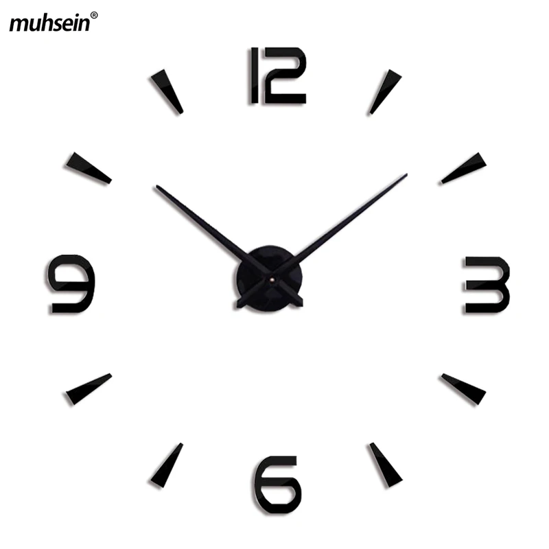 Новинка 2020 настенные часы horloge 3d современный дизайн домашнее украшение гостиная