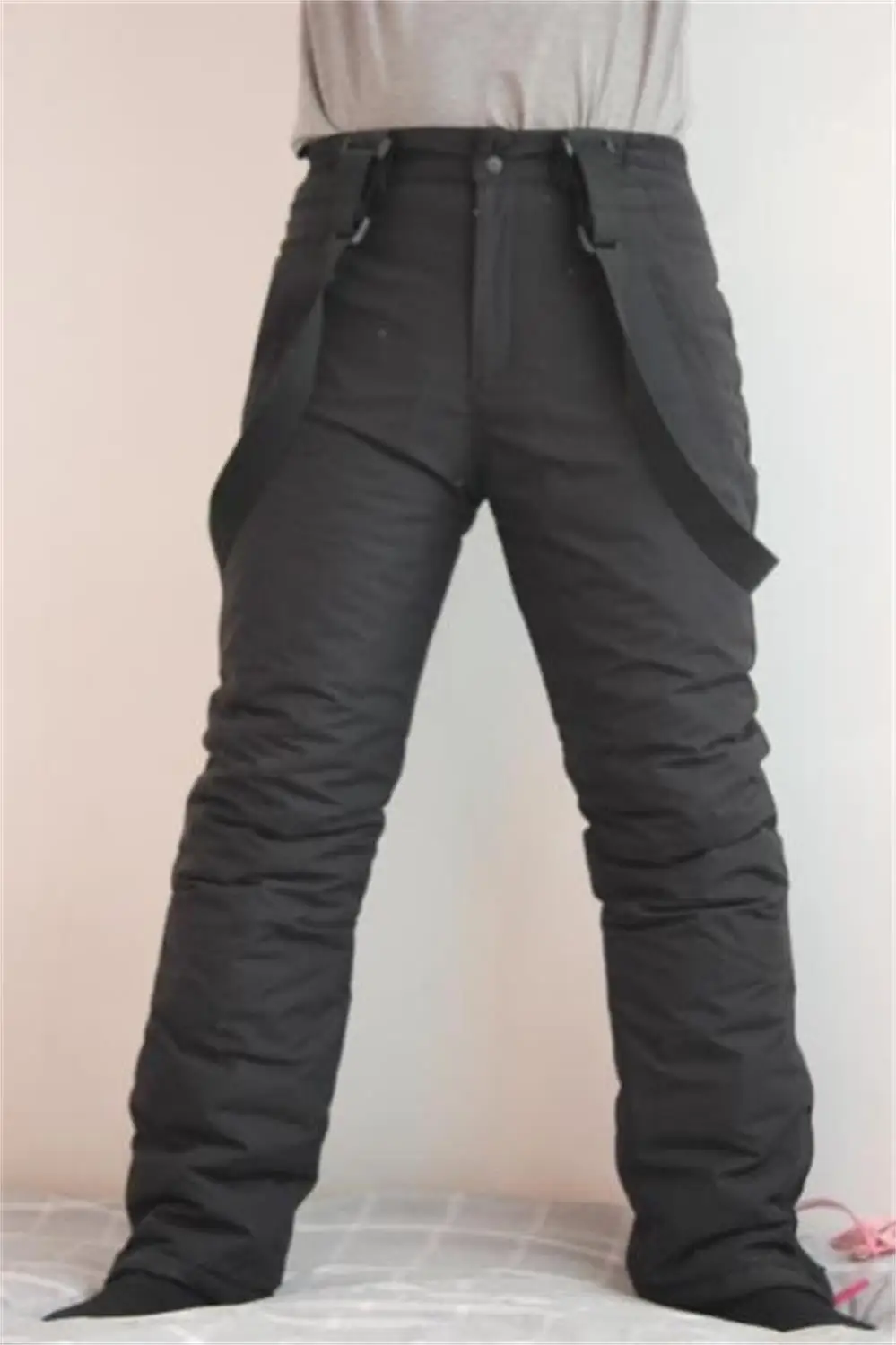 men pants Распродажа! Высокое качество-30 градусов термо лыжные брюки женские 10000 мм водонепроницаемые женские лыжные сноуборд брюки ветрозащитные зимние брюки - Цвет: men pants