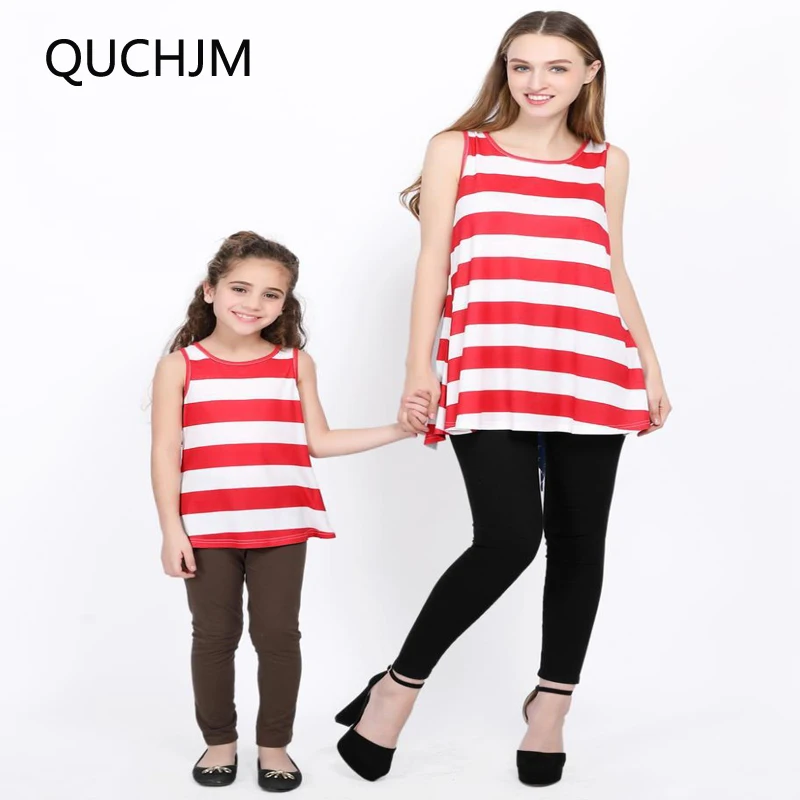 2018 ограниченный выпуск футболки для мамы и дочки Семья подходящая друг к другу