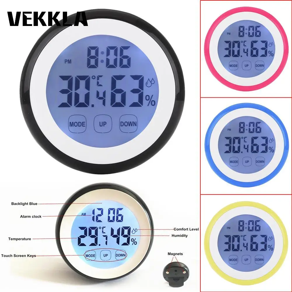Многофункциональный цифровой термометр-гигрометр практичный термометр с