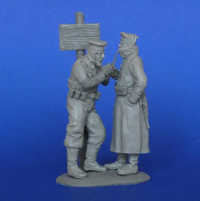 

Неокрашенные масштабы 1/35 человек-подставка включает в себя 2 фигурки исторических моделей из Смолы миниатюрный набор