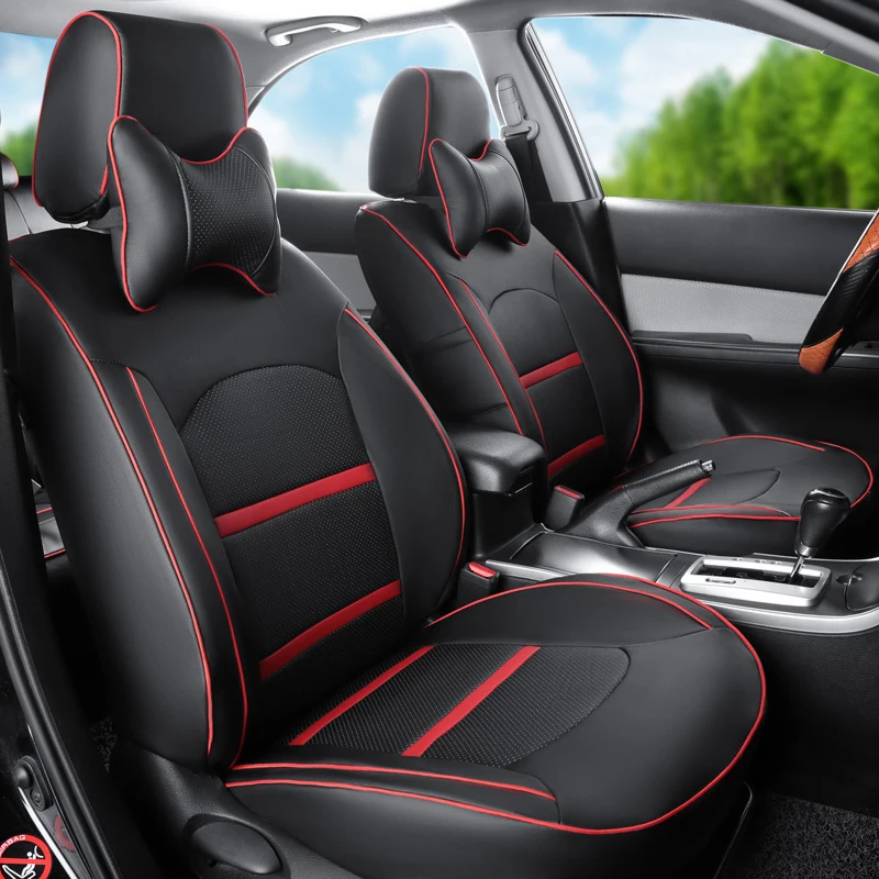 

PU leather car seat covers for MGGT MG GT front & rear car seat cover set black cover seats protectors interior accessories
