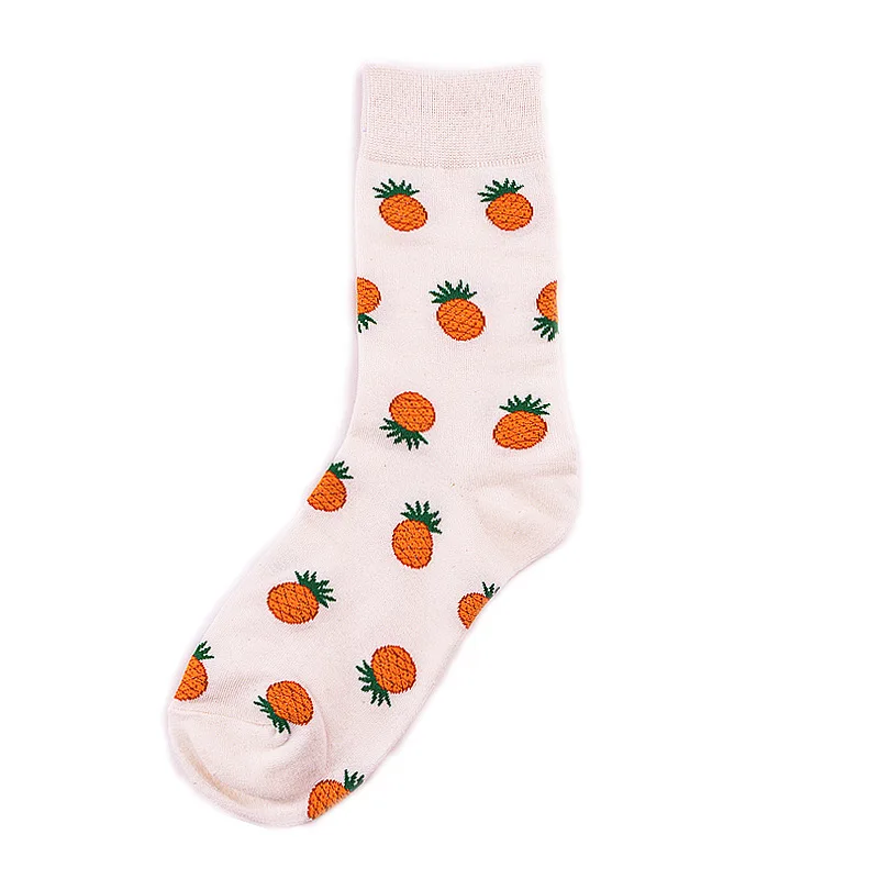 Happy Socks десертная еда серия женские носки хлопок скейтборд хип хоп Уличная команда Harajuku Искусство Мода короткие носки с принтом