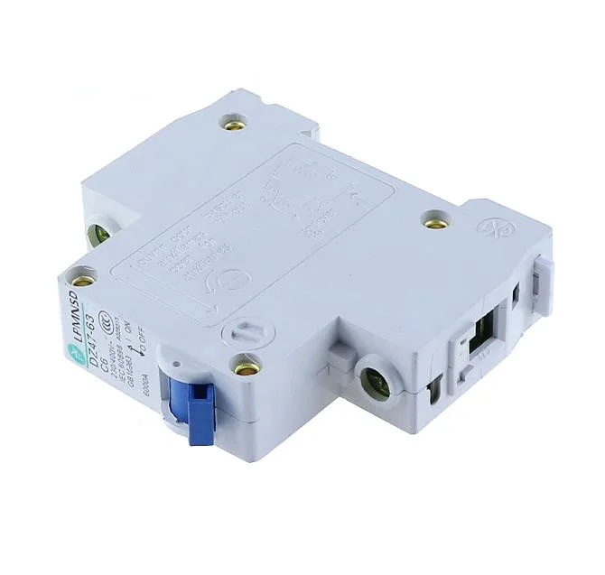 AC 1 P 6A 10A 16A 20A 25A 32A 40A 50A 63A фотоэлектрическая Солнечная Схема 230 ~ 400 В автоматический
