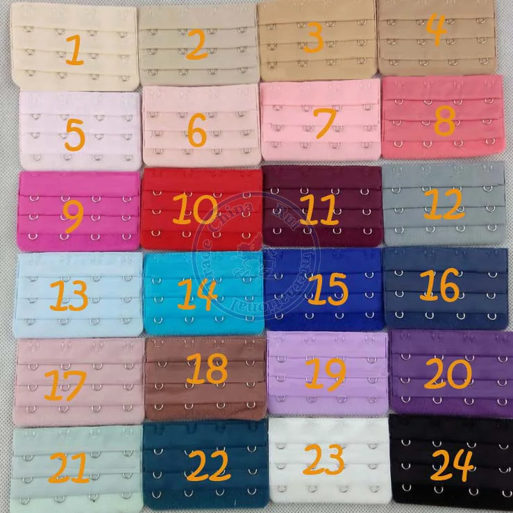 Дамы 4 крючка бюстгальтер ремень Удлинительный крюк клип идеально Обнаженная