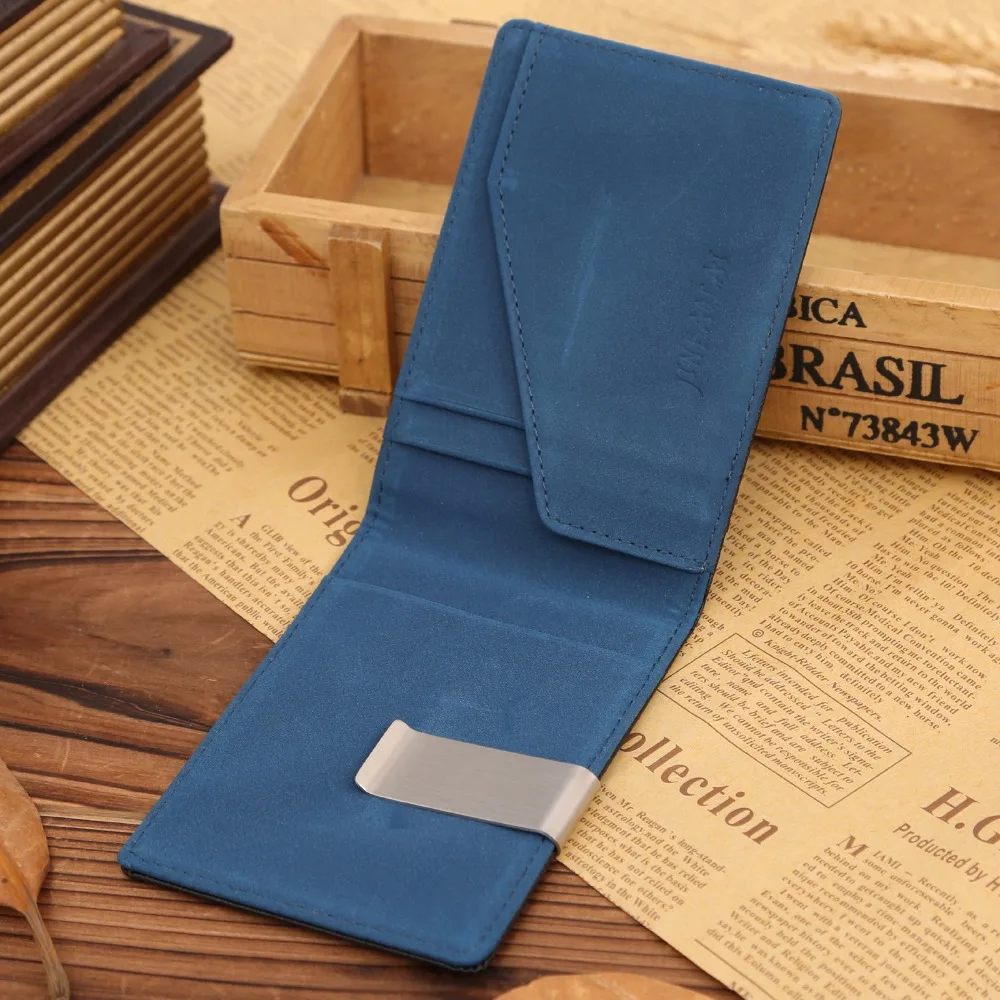 Новый Бренд 2016 г. клатч Женские Кошельки Для мужчин Цвет кожа Зажимы для денег