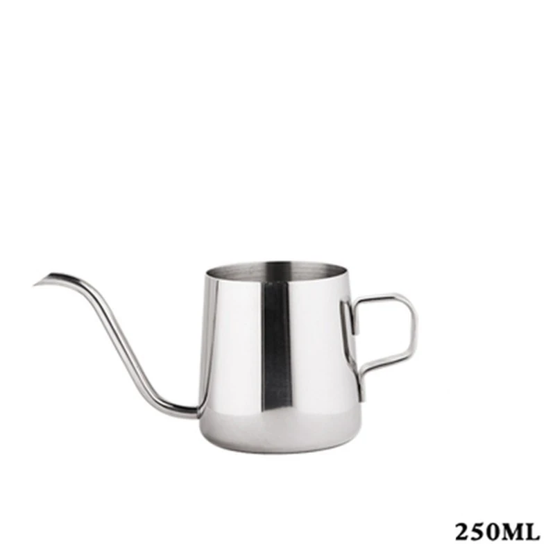 250ml350ml мини кофейник из нержавеющей стали турецкий длинный рот тонкий горшок