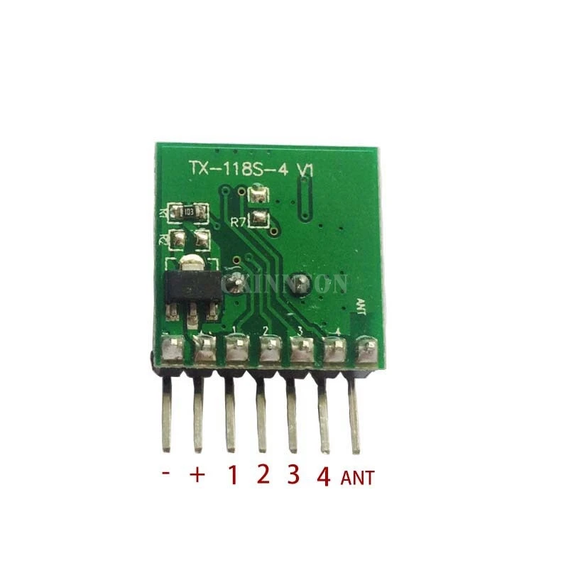 200Pcs/Lot 433 Mhz Superheterodyne RF wireless transmitter module 1527 Encoding EV1527 Code 3V-24V For Remote control | Электроника