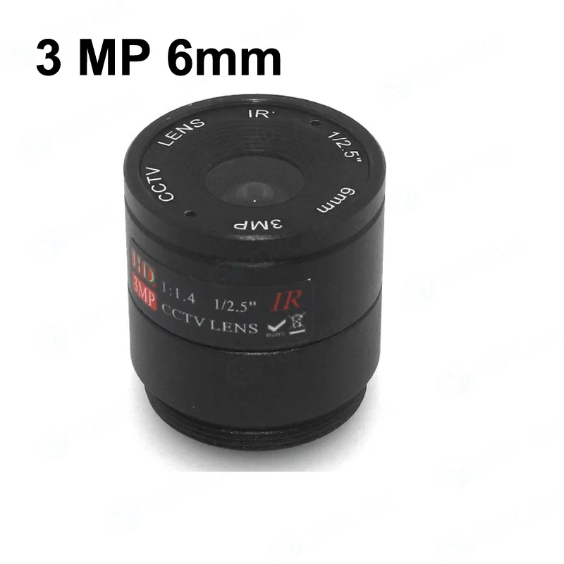 3 0 мегапиксельная HD 6 мм объектив CS Mount для дневной/Ночной CCD камеры