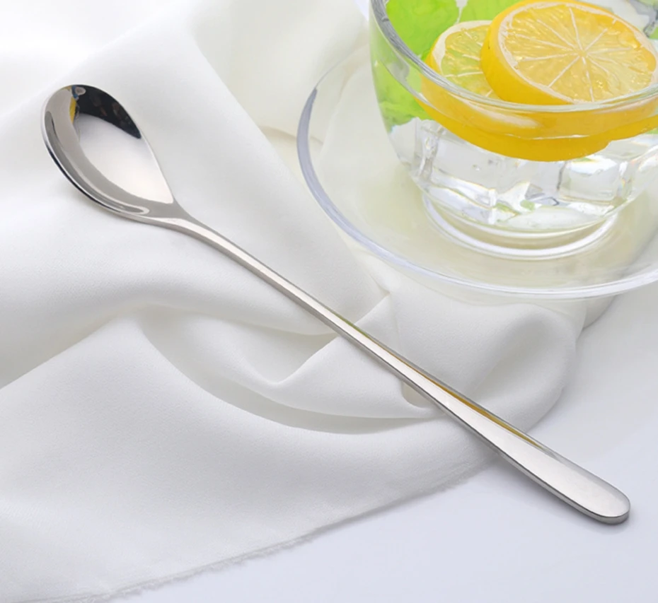 YINGTOUMAN 3 шт./лот утолщенная кофейная десертная ложка из нержавеющей стали с