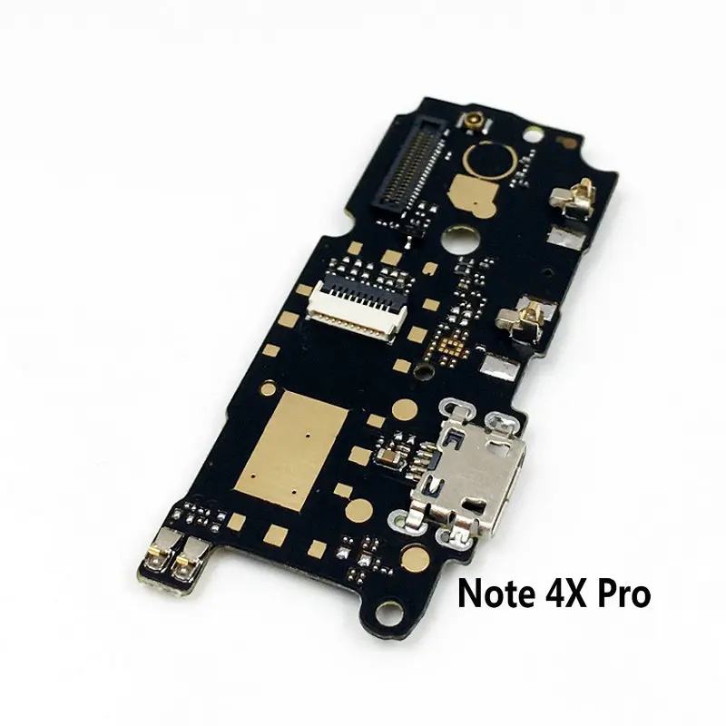 Микрофонный модуль+ USB плата с зарядным портом, гибкий Кабельный разъем, запчасти для Xiaomi Redmi Note 4 4X 4xpro