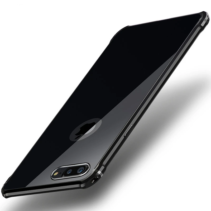 Алюминиевый металлический чехол для iPhone 7 Plus 6 6s 8 X 10 роскошный зеркальный
