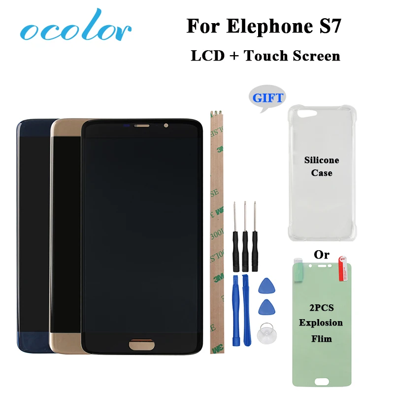 Сменные инструменты для Elephone S7 ЖК дисплей и сенсорный экран аксессуары +