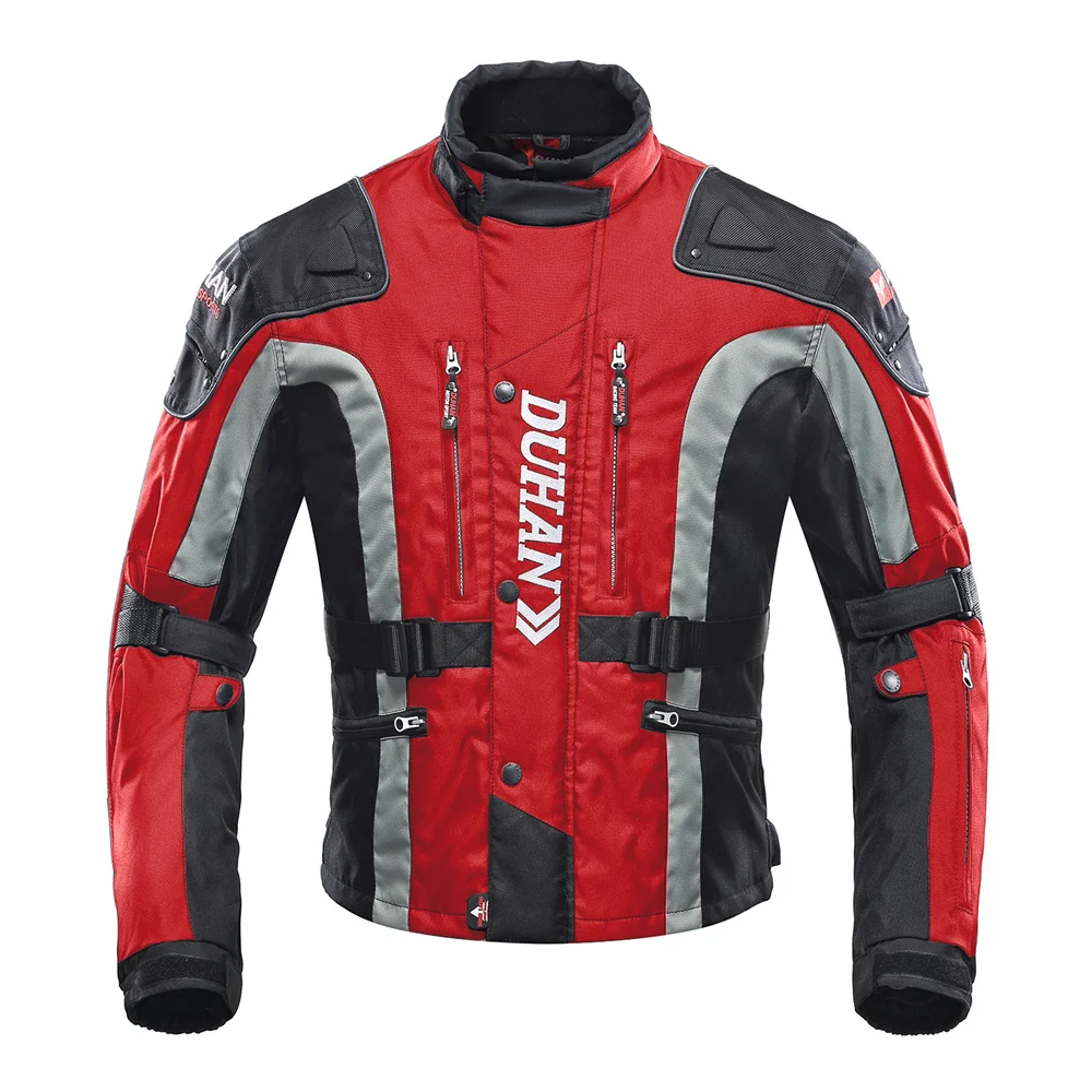 DUHAN Autumn Winter Motorcycle Jacket Men Motocross Equipment Cotton Lined Cold-proof Motorbike Moto Protective Gear | Автомобили и