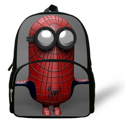 Прозрачный 12-дюймовый Mochilas Школа Дети Гадкий я Миньоны сумка мультфильм Обувь для мальчиков Сумки Детская школьная Рюкзаки Миньоны Печать - Цвет: Прозрачный