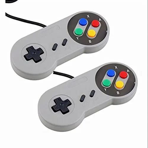2 x супер игровой контроллер USB проводной классический геймпад джойстик для ПК