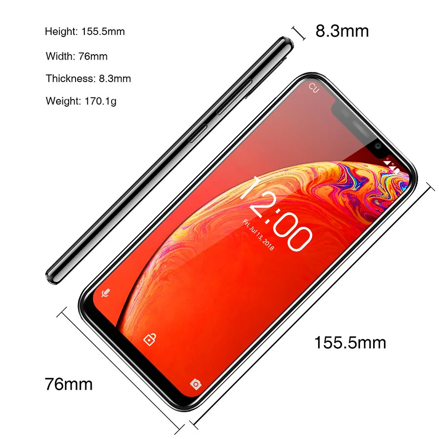 OUKITEL C13 Pro 5G/2 4G wifi 6 18 &quot19:9 2 ГБ 16 Android 9 0 мобильный телефон MT6739 Четырехъядерный LTE