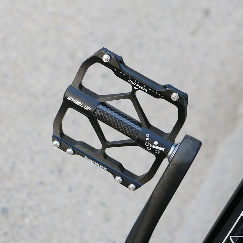 MTB педаль для горного велосипеда CNC 3 подшипника BMX противоскользящая высокая