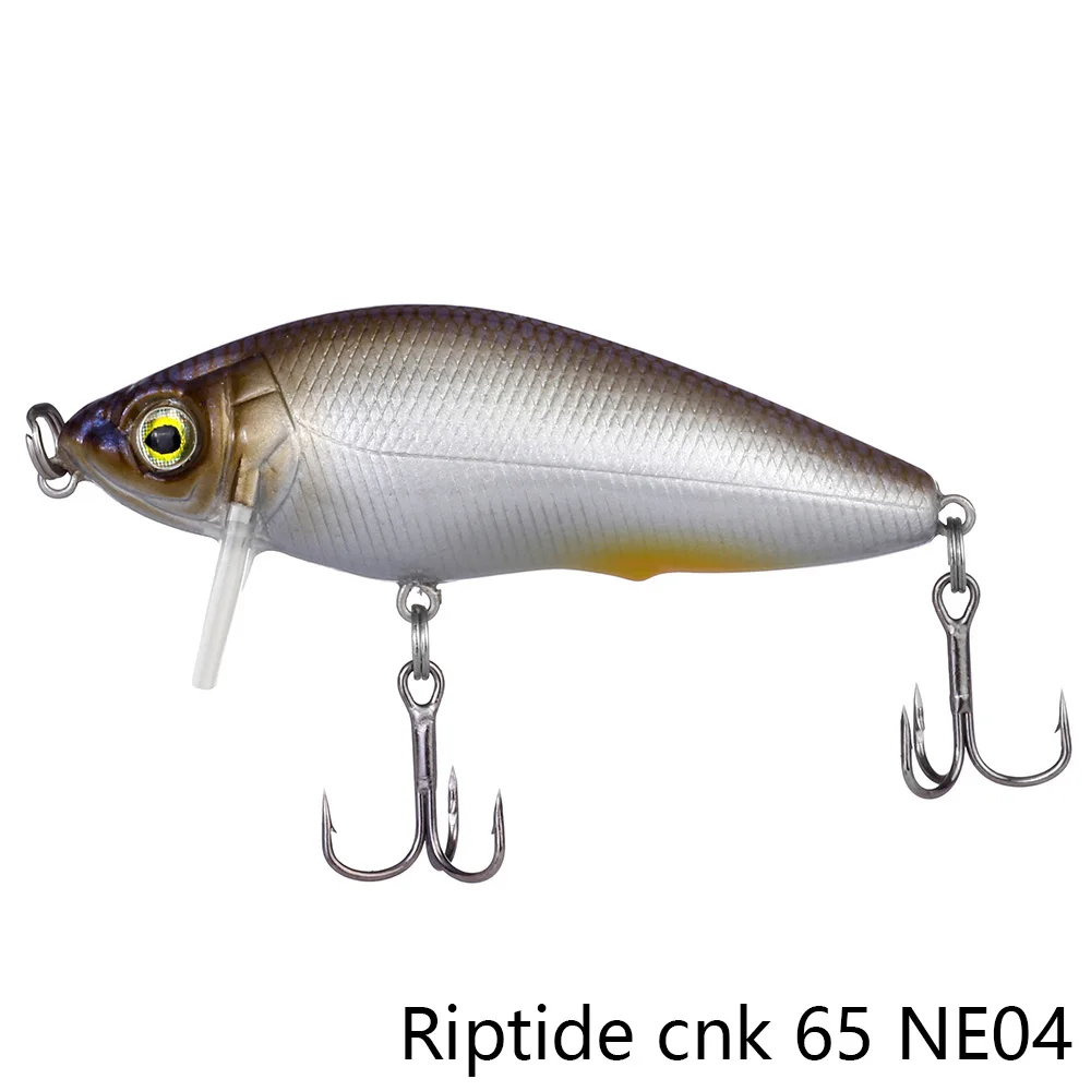 Riptide cnk 65 NE04 MAKEBASS 0,3 дюйма/унций кренкбейт приманка для рыбалки Плавающие жесткие наживки плавающие наживки лодка океан Topwater приманки рыболовные снасти - Цвет: Riptide cnk 65 NE04
