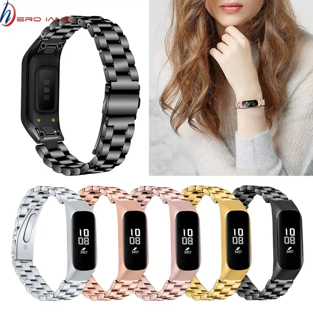 Ремешок для часов браслет из нержавеющей стали сменный Браслет samsung Galaxy Fit-e