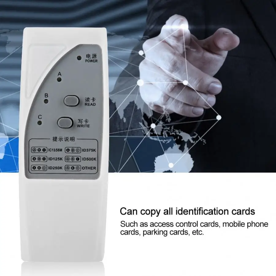 Радиочастотный копировальный аппарат для контроля доступа ID/IC Card Дубликатор с индикатором