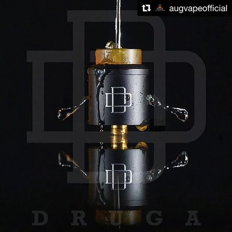 Augvape Druga RDA верхняя часть испарителя набор крышек зажим Snag системы 24 мм массивное