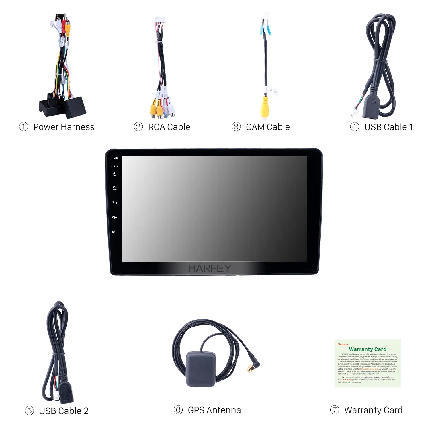 Harfey 9 дюймов Android 8 1 автомобильное радио для Peugeot 307 2001 2008 Bluetooth WIFI HD сенсорный экран