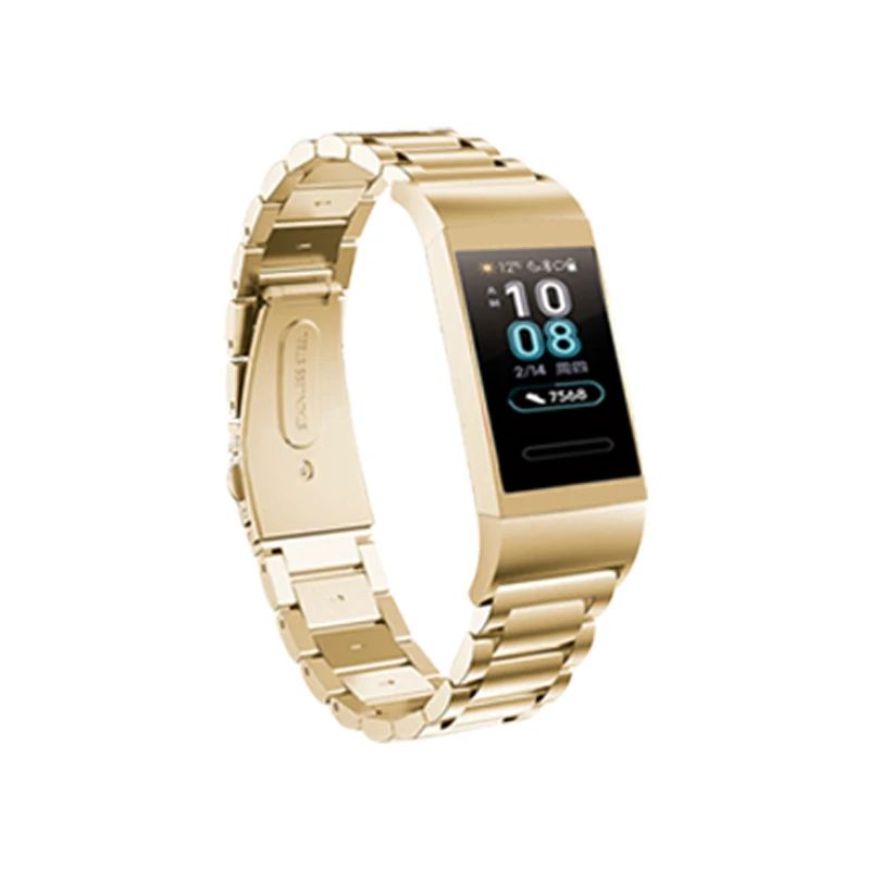 Браслет для huawei Band 3 Pro ремешок металлический сменный ремешок браслет из нержавеющей стали браслет huawei Band 3pro ремешок аксессуары