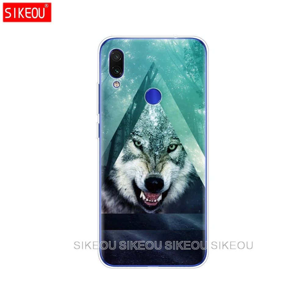 10131 Для Xiaomi Redmi Note 7 чехол силиконовый Redmi Note 7 pro Чехол Fundas Coque Волк тигр, Лев, Леопард медведь животное - Цвет: 10131