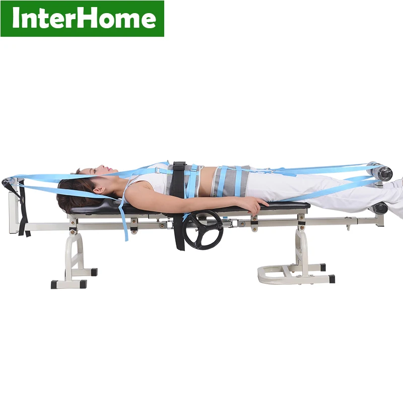 Терапевтическая массажная койка шейный Поясничный Бандаж Тяговый стол