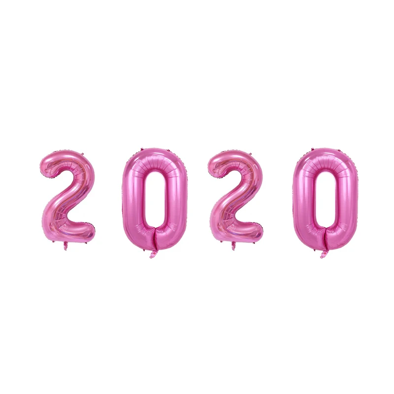 4 шт./компл. Φ 40 дюймов 2020 рождественские воздушные шары фольгированные декор с