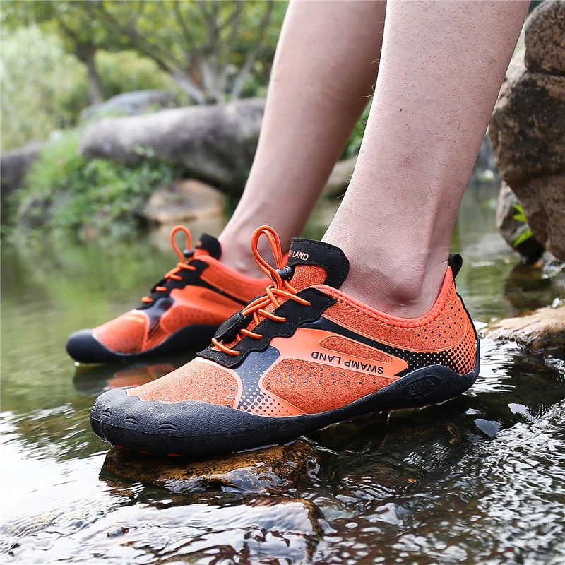 Водонепроницаемая обувь мужские летние пляжные сандалии быстросохнущая