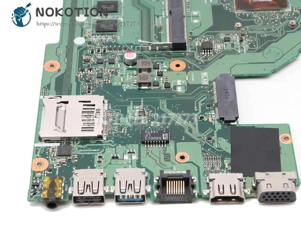 Материнская плата NOKOTION 60NB06P0-MB2400 для ASUS X550MD Y582M X550MJ X552M графическая 820M | Компьютеры