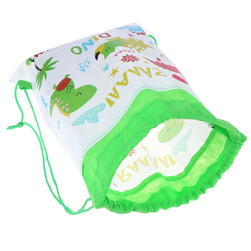 1 шт. сумки с динозавром из мультфильма рюкзак на шнурке детская одежда сумка для