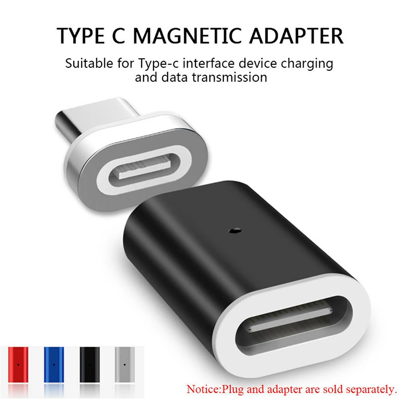 Портативный USB-C Магнитный адаптер типа C разъем зарядки транфер пылезащитный Разъем для huawei MAte 20 P30 P20 для samsung Galaxy