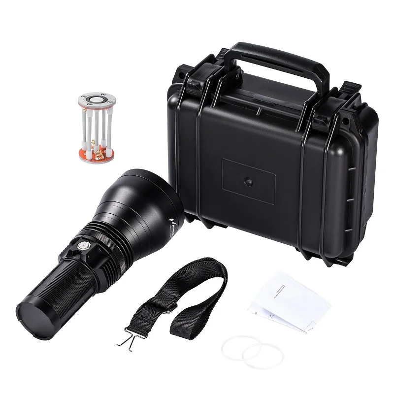 LR7SV1 wo batteries Niwalker LR7SV1 большие светодиодные фонарики факел Vostro далекий бросок 1900 метров расстояние) поисковый фонарь 2650 люмен приключение лагерь Водонепроницаемый - Испускаемый цвет: LR7SV1 wo batteries