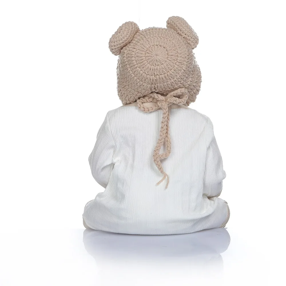 Npkколлекция 48 см bebe Кукла reborn Новорожденный ребенок близнец ребенок мальчик и девочка ручная детальная картина мизинец вид всего тела силикон