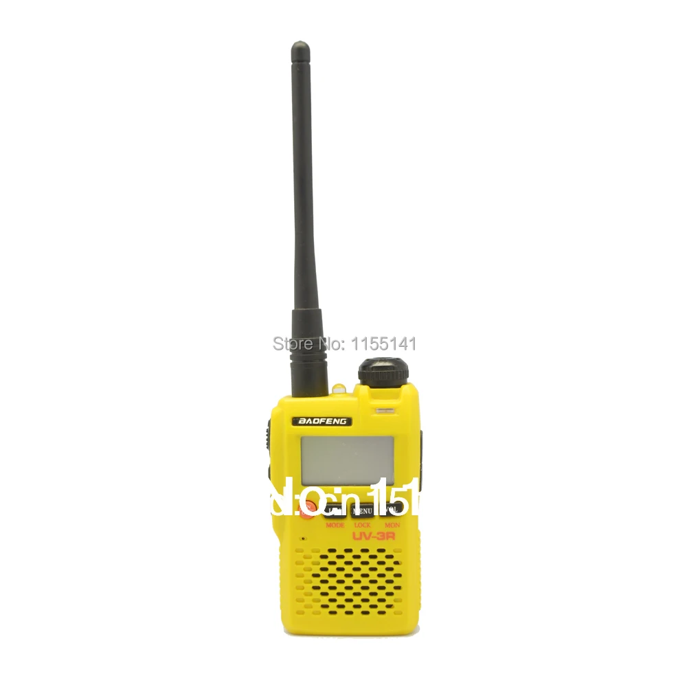 

2016 New Yellow BaoFeng UV-3R Walkie Talkie136-174 /400-470Mhz Two Way Radio - Free Shipping+Earpiece