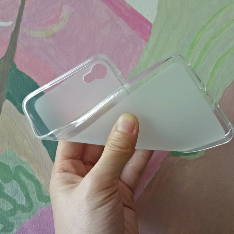 Задняя накладка для Alcatel A5 LED ot-5085d 5085y гель мягкий чехол серый В виде ракушки Coque