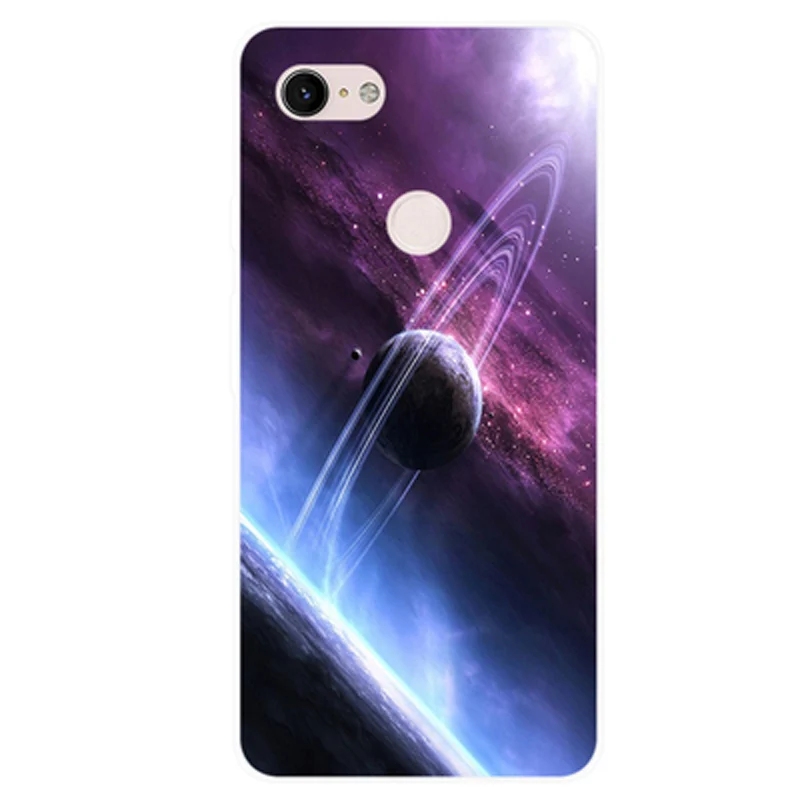 For Google pixel 3 XL case Soft Anti Skiding Silicone Case Starry sky Back Cover Pixel 3XL XL3 Coque pixel3 Fundas | Мобильные