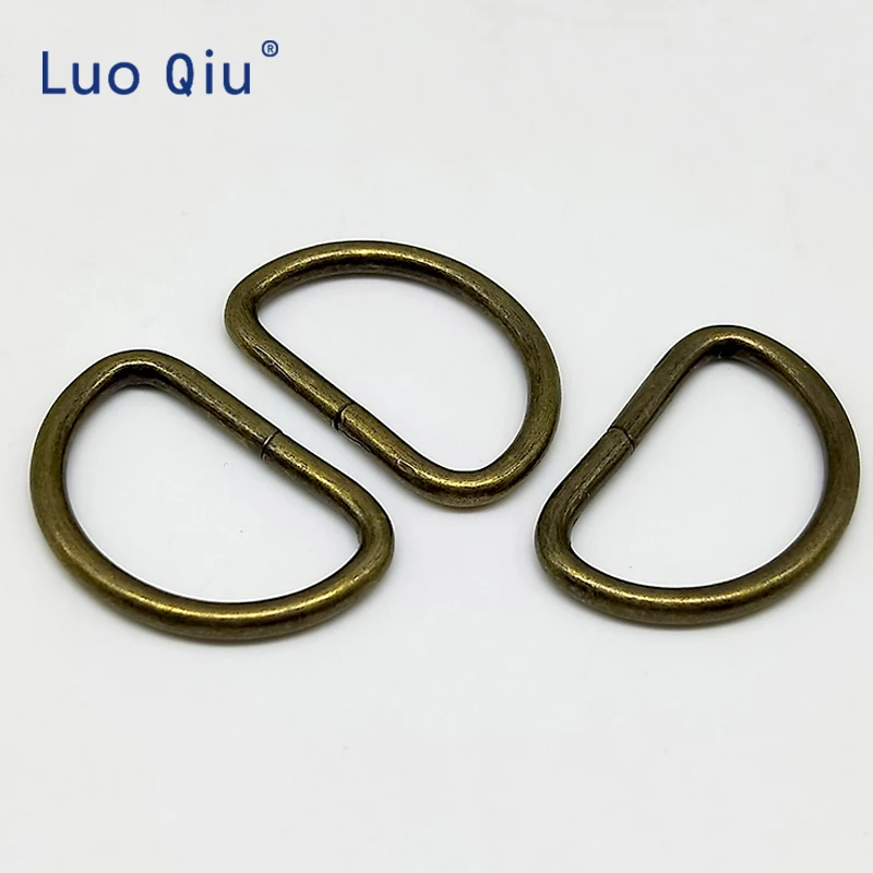 (8 pieces/lot) Bronze 25mm D ring metal buckles Garment Accessories bags buckle Luggage hardware materials | Дом и сад