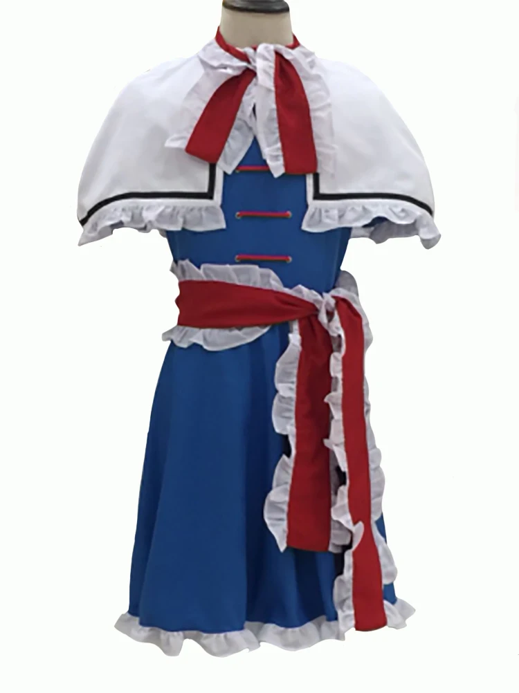 2019 Touhou Project Alice Margatroid платье шаль костюм для косплея | Тематическая одежда и