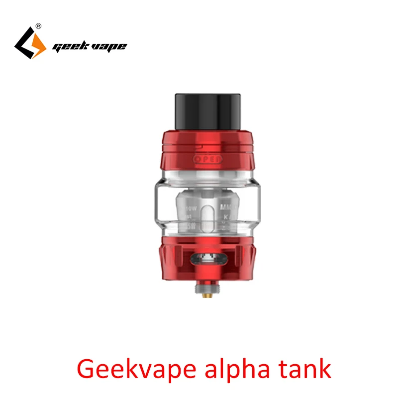 Новое металлическое издание Vape tank оригинальный Geekvape Alpha Sub Ом Tank fit nova mod верхнее